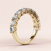 0.50 TCW Round Cut Lab Grown Diamond Wedding Band Gift For Her Mapple Gems